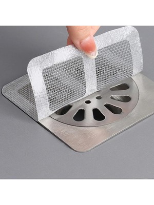 Happy Trend Gider Süzgeci Saç Yakalayıcı Süzgeç Banyo Duş Gider Tıkanık Önleyici Süzgeç 10 Adet