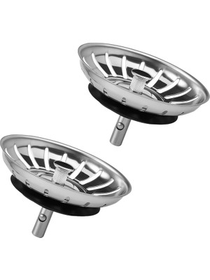 Happy Trend 8 cm Paslanmaz Çelik Lavabo Evye Gider Süzgeci (Sifon Süzgeci) – Tıkanıklık Önleyici
