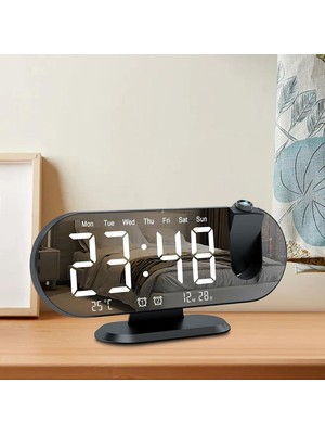 Happy Trend Çift Alarm Dereceli LED Masa Saati