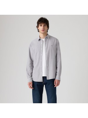 Levi's Battery Housemark Standard Smoked Pearl Erkek Gri Gömlek 0085A-0009