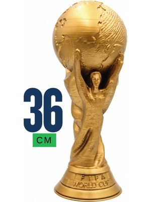 Uğur Mobilya 3D Fifa Worldcup Fifa Dünya Kupası Altın Kaplama Gold (Boyut Seçenekleri Ile)