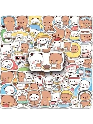 50'li Dudu And Bubu Sticker Set Laptop Notebook Tablet Sticker Seti