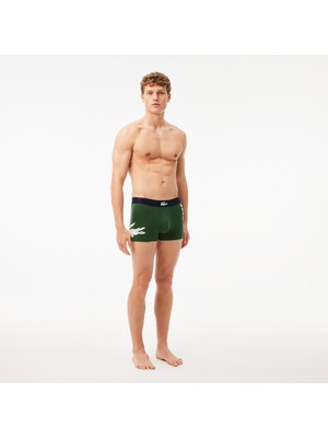 Lacoste Core Erkek 3'lü Yeşil Boxer5H1803P52