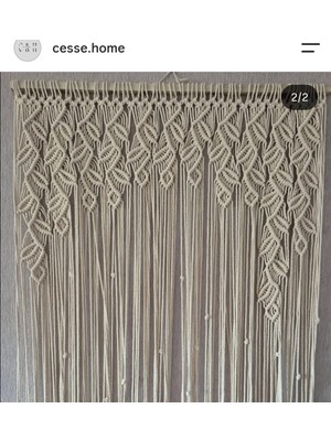 Cesse Home Makrome Perde