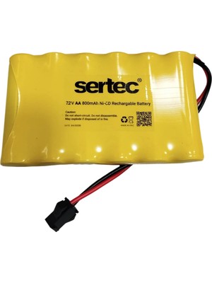 Hobilinka 7.2V 6S1P Aa 800 Mah Kablo + Siyah Konnektörlü Oyuncak Pili