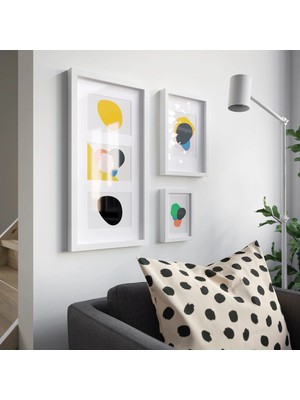 Ikea Rödalm Beyaz Çerçeve , Beyaz, 55X28 cm