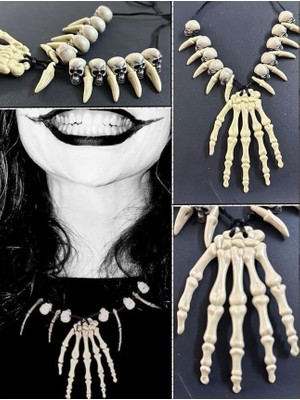 Prime Halloween Kurukafa Kemik Kolye