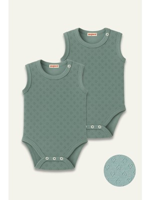 Zeyland Kız Erkek Bebek İkili Atlet Body