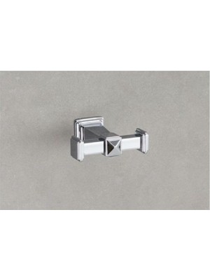 Prime Ikili Askılık Krom Renk 79X31X92 mm