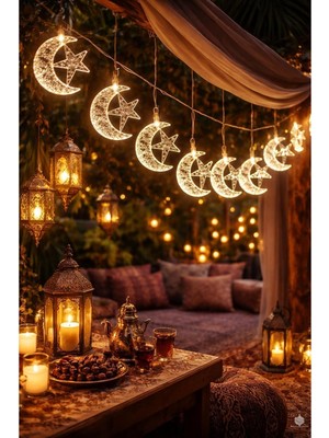 1,5 Metre Pilli LED Işık, Sarı Işıklar Peri Işıkları Aydınlatmalı Şerit LED Ramazan Süsü LED Işık Şerit LED Ramazan Süsü LED Işık