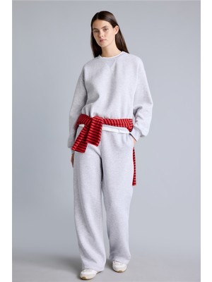 Defacto Kadın Eşofman Alt B8571AX/GR93 Grey Melange