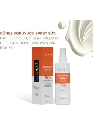 Prime Spf 50 Faktör Uva - Uvb Güneş Koruyucu Sprey Süt 200ML