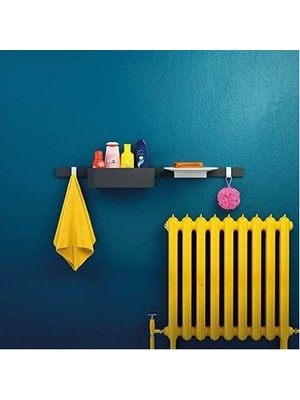 Prime Wallstoris 10,16 cm Mat Siyah Modern Derin Depolama Sepeti, 27912670