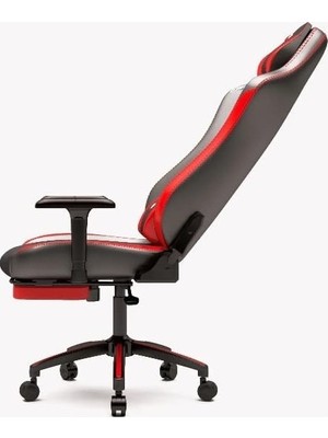 Prime Zio Gaming Valor 1590B0511 Ayak Uzatmalı Profesyonel Oyuncu Koltuğu - Kırmızı Kumaş