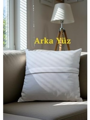 Prime Modern Labirent Desenli Siyah-Beyaz Dekoratif Kırlent Kılıfı, 2'li Set, Italyan Kadife, Dijital Baskılı