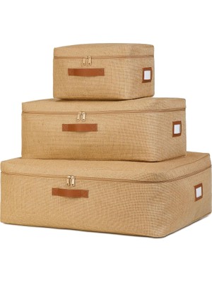 Home Textile 3'lü Jüt Hurç Set