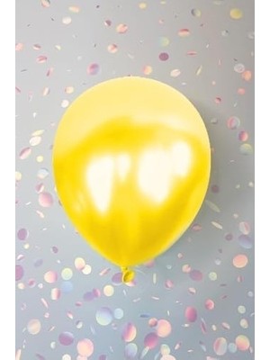 Prime Metalik Sarı Balon 12 30 cm Metalik Balon 10LU Paket