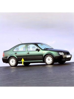 Prime Sağ Arka Kapı Çıtası Siyah Plastik 1J4853754J Vw ile Uyumlu 1999-2005
