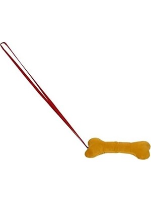 Prime Köpek Kemik Oyuncak Ipli Çekiştirmeli Kumaş Elyaf Dolgulu Boy 25 cm En 6 cm