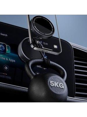 Prime Manyetik Araç Içi Telefon Tutucu [vakumlu Telefon Tutucu Güçlü Mıknatıs iphone 11-16 Pro Max Uyumlu ] Titreşime Dayanıklı Telefon Tutucu Çıkarılıbilir Vakum Tutucu ile Uyumlu