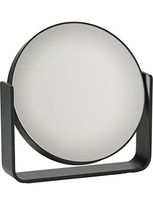 Prime Ume Masa Aynası, Büyütmeli Kozmetik Aynası, 5 Katlı, Çap 19 Cm, Yükseklik 19,5 Cm, Siyah