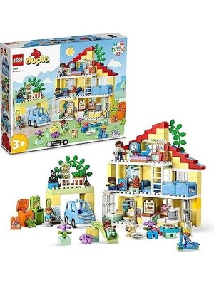 Prime ® Kasabası 3’ü 1 Arada Aile Evi 10994 Oyuncak Yapım Seti (218 Parça)