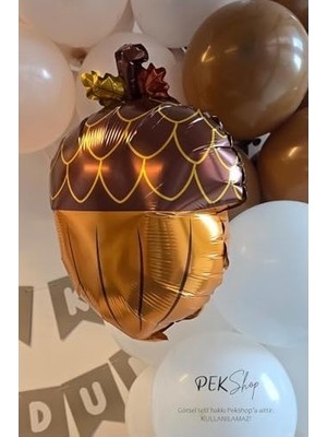 Prime Fındık Şekilli Folyo Balon Fındık Balon 58X41CM