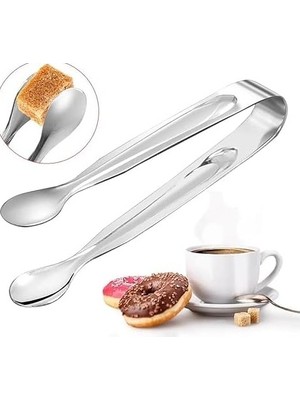 Prime Şeker Maşası, 11,50 Cm, Gümüş Rengi