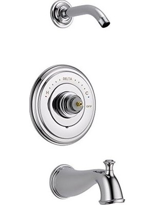 Prime T14497-LHP-LHD Cassidy 14 Serisi Banyo Küveti ve Duşu Süs Griffe Veya Duş Başlığı, Krom