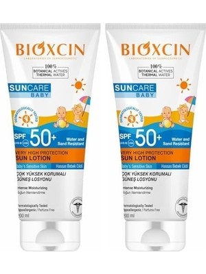 Hassas Ciltler Için Çok Yüksek Korumalı Mineral Güneş Kremi Bebek 50 Spf 100 ml (2 Paketi)