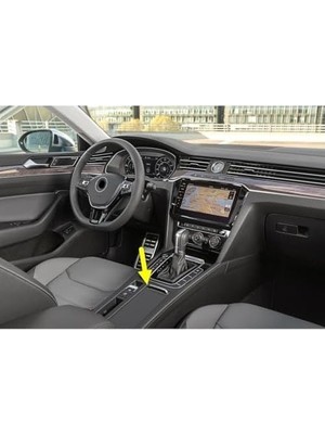 Prime Orta Konsol Bardaklık Sürgülü Perdesi Siyah Vw Passat cc ile Uyumlu 2013-2017