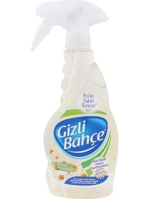 Gizli Bahçe Yeni Nesil Oda Spreyi Tazeliği 500 ml Pet Şişe