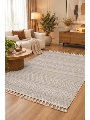 Melaris Halı Modern Bukle Halı Loop Dokuma Bukleli Oturma Odası Halısı Salon Mutfak Halısı