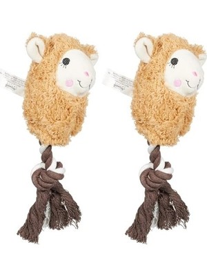 Prime Pawise Llama W/rope Köpek Oyuncağı (2 Paketi)