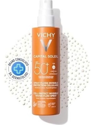 Capital Soleil Cell Protect Spf 50 Güneş Koruyucu Yüz ve Vücut Fluid Spreyi 200 ml