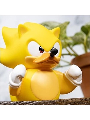 Tubbz Box-Edition Super Sonic Koleksiyoncu Kauçuk Ördek Figürü - Resmi Sonic Der Hedgehog Merchandise - Televizyon, Film & Video Oyunları
