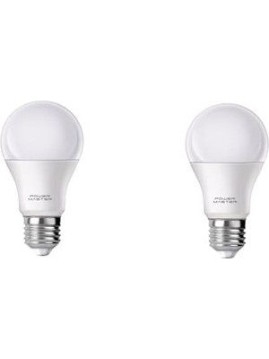 Karok Ticaret 2 Adet, E27, 12 Volt, 10 Watt, Beyaz 6500K, LED Ampul, (Dc 12 Volt Aküler Için), Kamp, Karavan, Tekne ve 12V Akü Sistemleri, Powermaster