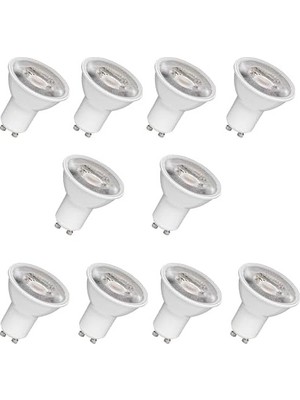Prime 10'lu Value PAR16 50 36D 4.5W Soğuk Beyaz 4000K GU10 LED Ampul