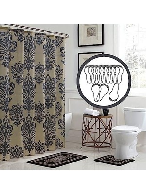 Prime Fusion Revelry Damask 15 Parça Banyo Duş Seti