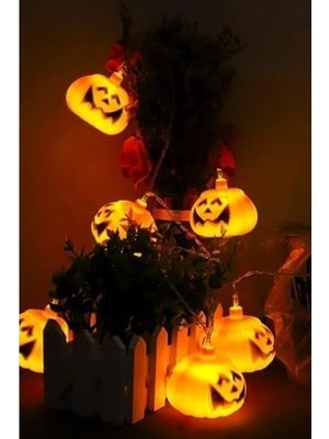 Prime Halloween Bayramı Işıklı LED Balkabağı 12 Li