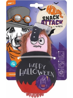 Prime Halloween Cauldron Snack Attack Köpek Oyuncağı