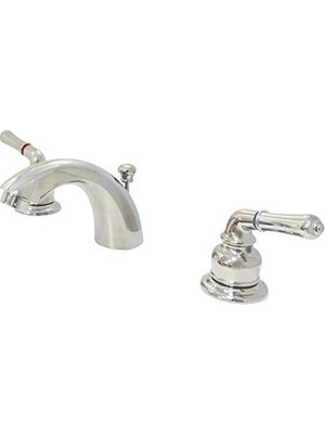 Prime KB956PN Magellan 10-20 cm Mini Yaygın Lavabo Bataryası Perakende Pop-Up, Cilalı Nikel