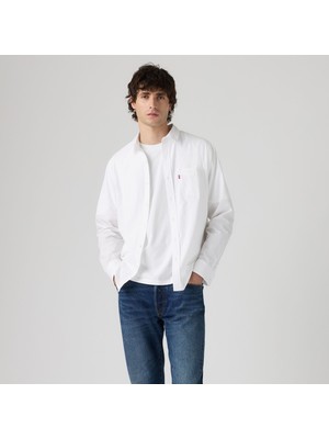 Levi's Sunset Standard Erkek Cepli Beyaz Gömlek 85746-0211