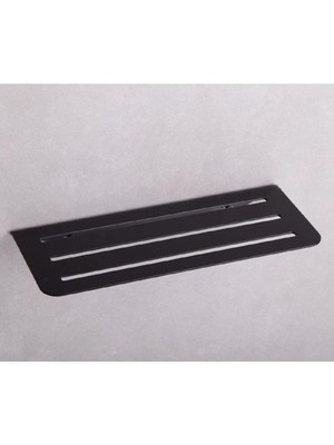 Prime Duş Raf Sistemi Siyah Renk 30X105X250 mm