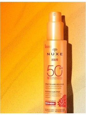 Prime Nuxe Sun Spray Fondant Güneş Koruyucu Yüz ve Vücut Sütü Spf 50 150 ml