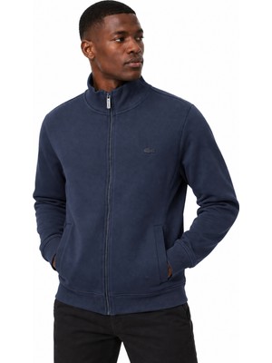 Lacoste Erkek Slim Fit Fermuarlı Dik Yaka Sweatshirt