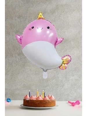 Prime Yunus Folyo Balon Açık Pembe