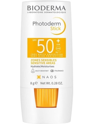 Photoderm Stick SPF50+ Göz Çevresi, Dudak, Hassas Bölgeler Çok Yüksek Korumalı Stick Güneş Koruyucu 8 gr