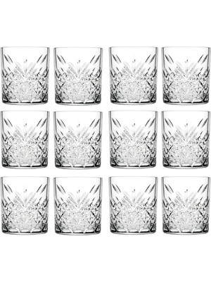 Nacario 12 Adet Lüx Viski Bardağı Kristal Dekorlu Bardak Takımı 86958866298632AYBABASTORE