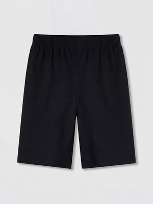 Lc Waikiki Yeni Sezon Siyah Beşiktaş Baskılı Erkek Çocuk Pijama Şort